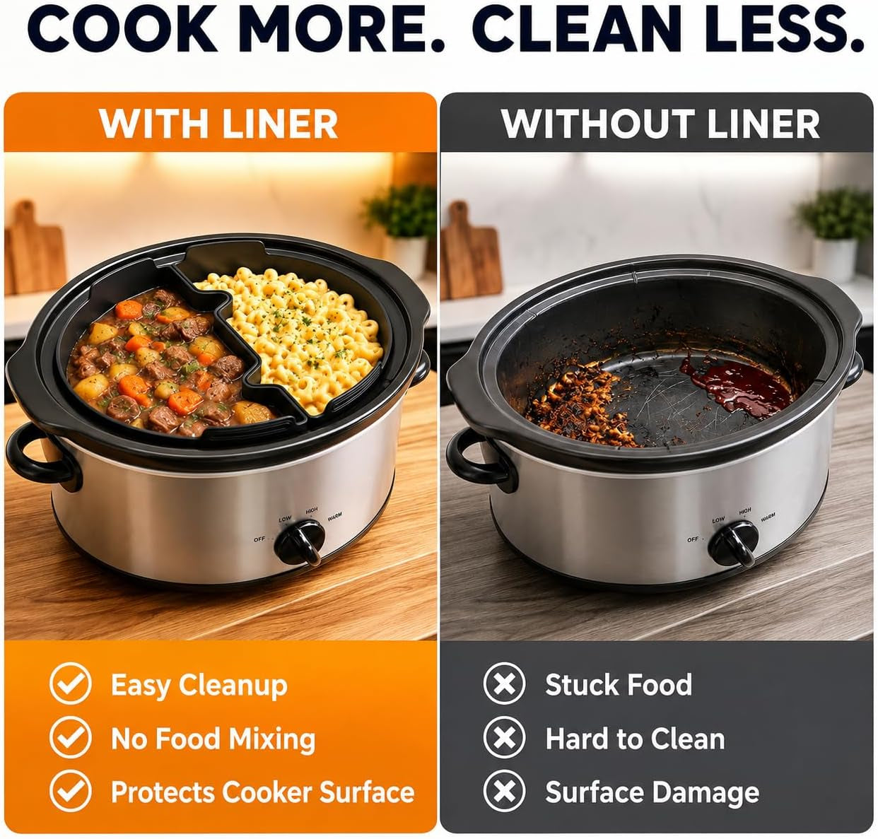 for-crock-pot-divider-6-qt-silicone-slow-cooker-liner-2-compartment-reusable-insert-w-handles-dual-dip-for-better-heat-circulation-easy-clean-for-6-quart-oval-cookers-verify-dimensions-ist