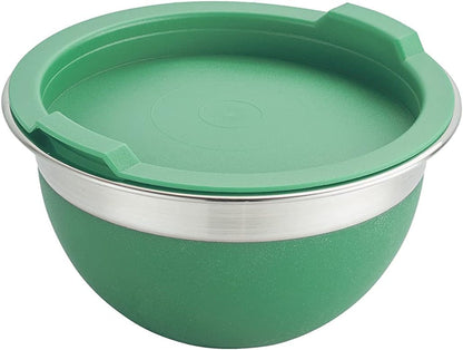 10 Pc Covered Stainless Steel and Silicone Mixing Bowl Set5