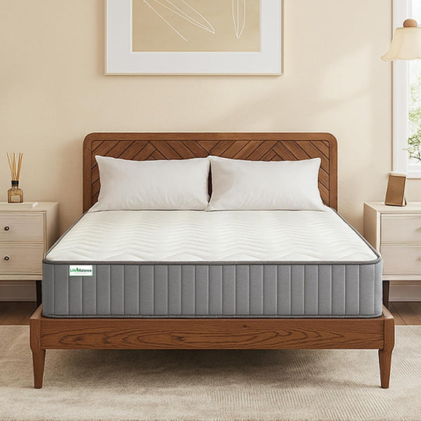 Hybrid Queen Mattress 10 Inch – Made in USA Medium Feel Queen Bed Mattress with Pocketed Coils & Cooling Gel Memory Foam, Reinforced Edge Support, Certipur-Us Certified, Bed in a Box, SE-10-Q4