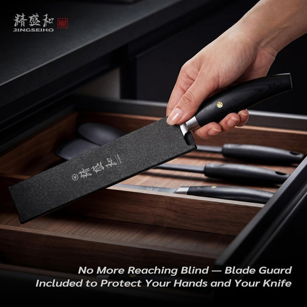 Bread Knife for Homemade Bread,Serrated Blade 10 in with Cover5