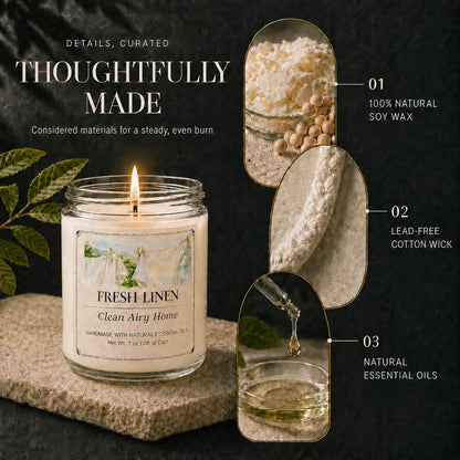 6 Pack Scented Candles Gift Set: 42Oz Soy Candles, Jar Candles for Home4