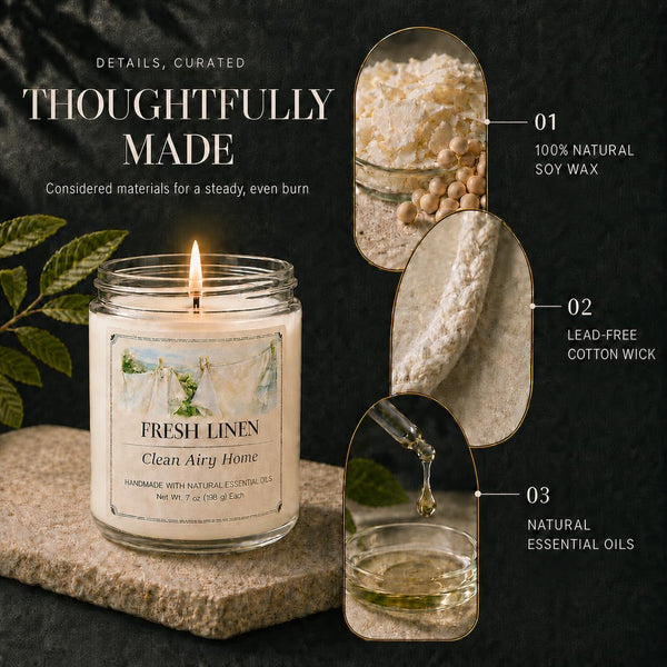 6 Pack Scented Candles Gift Set: 42Oz Soy Candles, Jar Candles for Home4