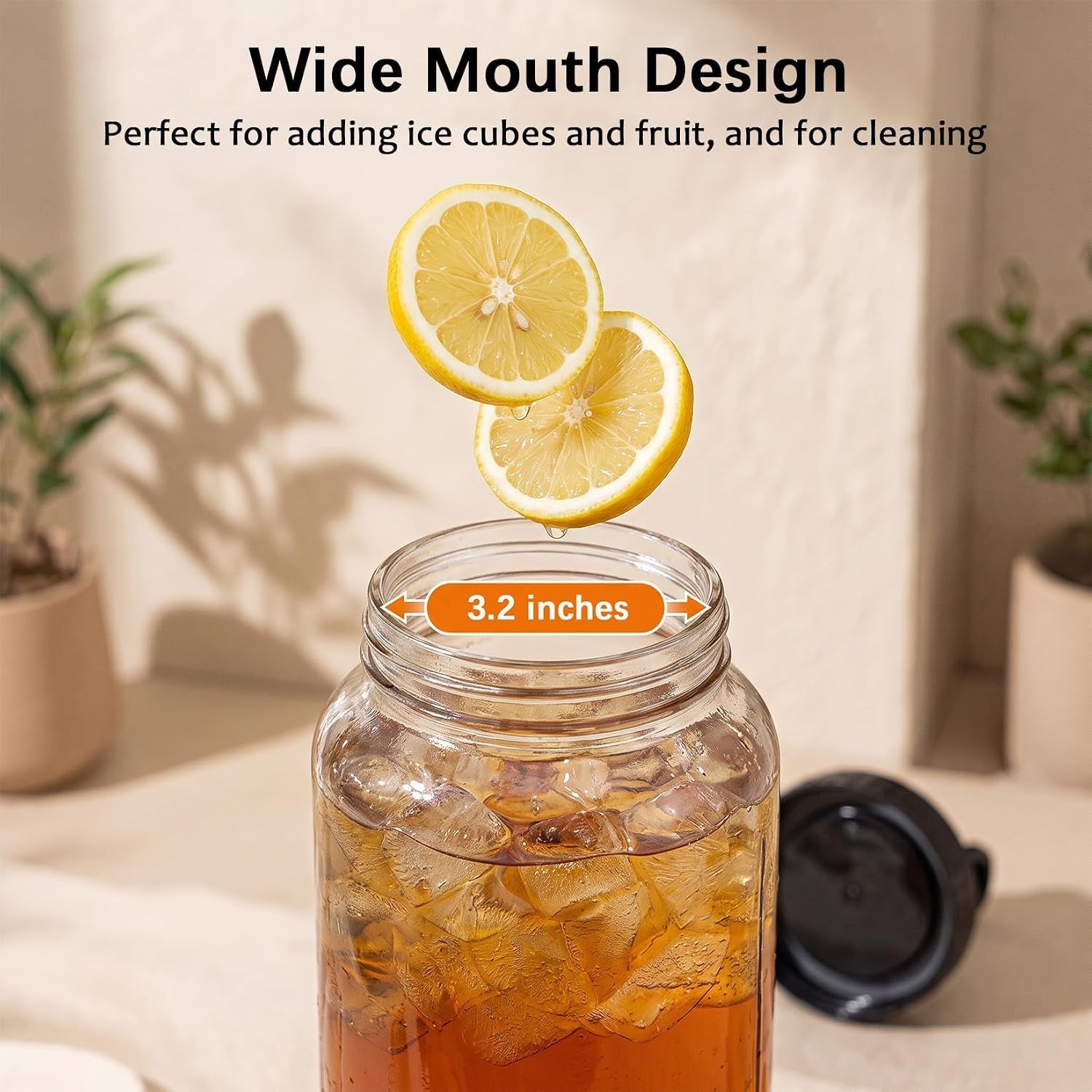 64oz2-quart-mason-jar-pitcher-glass-pitcher-with-lid-for-cold-brew-airtight-leakproof-pour-spout-lid-ergonomic-handle-wide-mouth-thick-glass-fridge-dishwasher-safe-for-sun-iced-tea