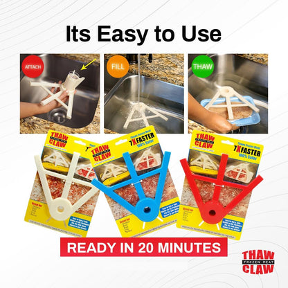 Meat Defroster, a Kitchen Essential Tool for Quick and Easy Defrosting of Chicken, Beef, Pork and Fish, Kitchen Gadgets Accessories, Easy Storage, Fits All Sinks, Thaws in Minutes3
