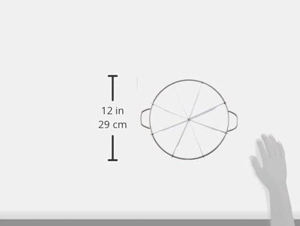 8 Slices Stainless Steel Pie Cutter | 8 Slices, Great for Pies, Even Slices, Bakeries and Dessert Service2