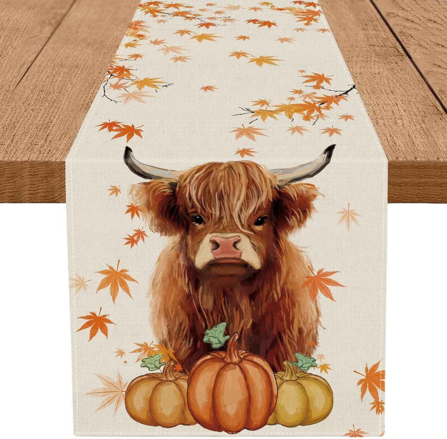 fall-table-runner-cow-pumpkin-linen-seasonal-kitchen-dining-table-home-outdoor-party-decorations-13x72-inch
