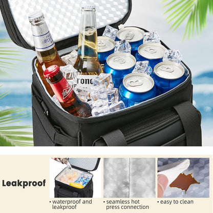 Lunch Bag & Lunch Box for Men Women - Large Double Deck Soft5