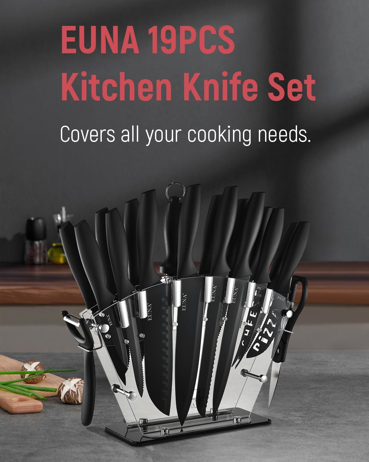 kitchen-knife-set-19-pcs-black-knife-set-with-acrylic-block-and-sharpener-german-high-carbon-stainless-steel-knife-sets-with-6-serrated-steak-knives-bread-knife-chef-knife-dishwasher-safe