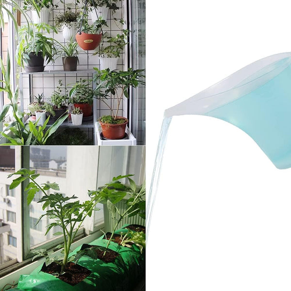 4 Pack Plastic Funnel Pitcher,Measuring Cup with Long Spout,Large Capacity Easy Pour Cup,Perfect for Bakeware Mold,Oils,Watering Plants(1000Ml)5
