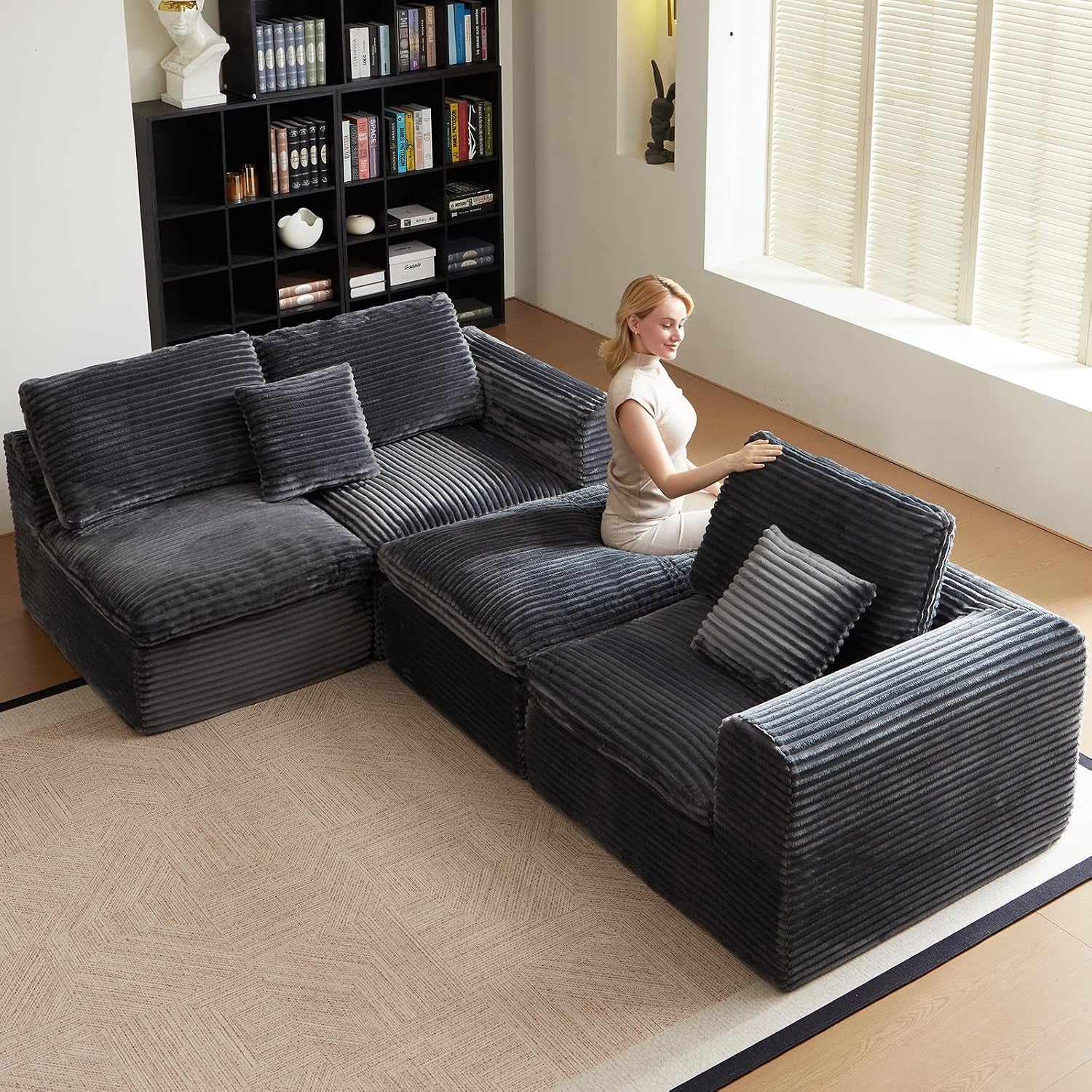 109-l-shaped-boneless-cloud-couch-grey-corduroy-sectional-sofa