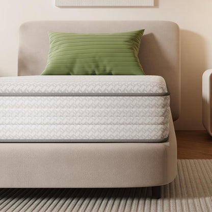 8 Inch Twin Mattress, Hybrid Twin Size Mattresses with Bioair Comfort Foam for Pressure Relief, Medium Plush Colchones with Innerspring Certipur-Us Certified Mattress in a Box12