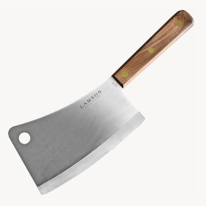 Meat Cleaver, 7.25 in High Carbon Steel Bone Knife, Walnut1