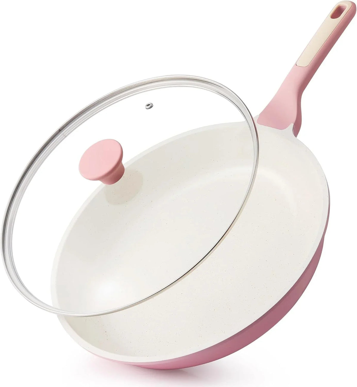 12-5in-nonstick-ceramic-frying-pan-with-lid-pfas-ptfe-free-pink-ceramic-omelette-pan-skillet-healthy-non-toxic-chefs-pan-induction-compatible-pan-heat-resistant-handle