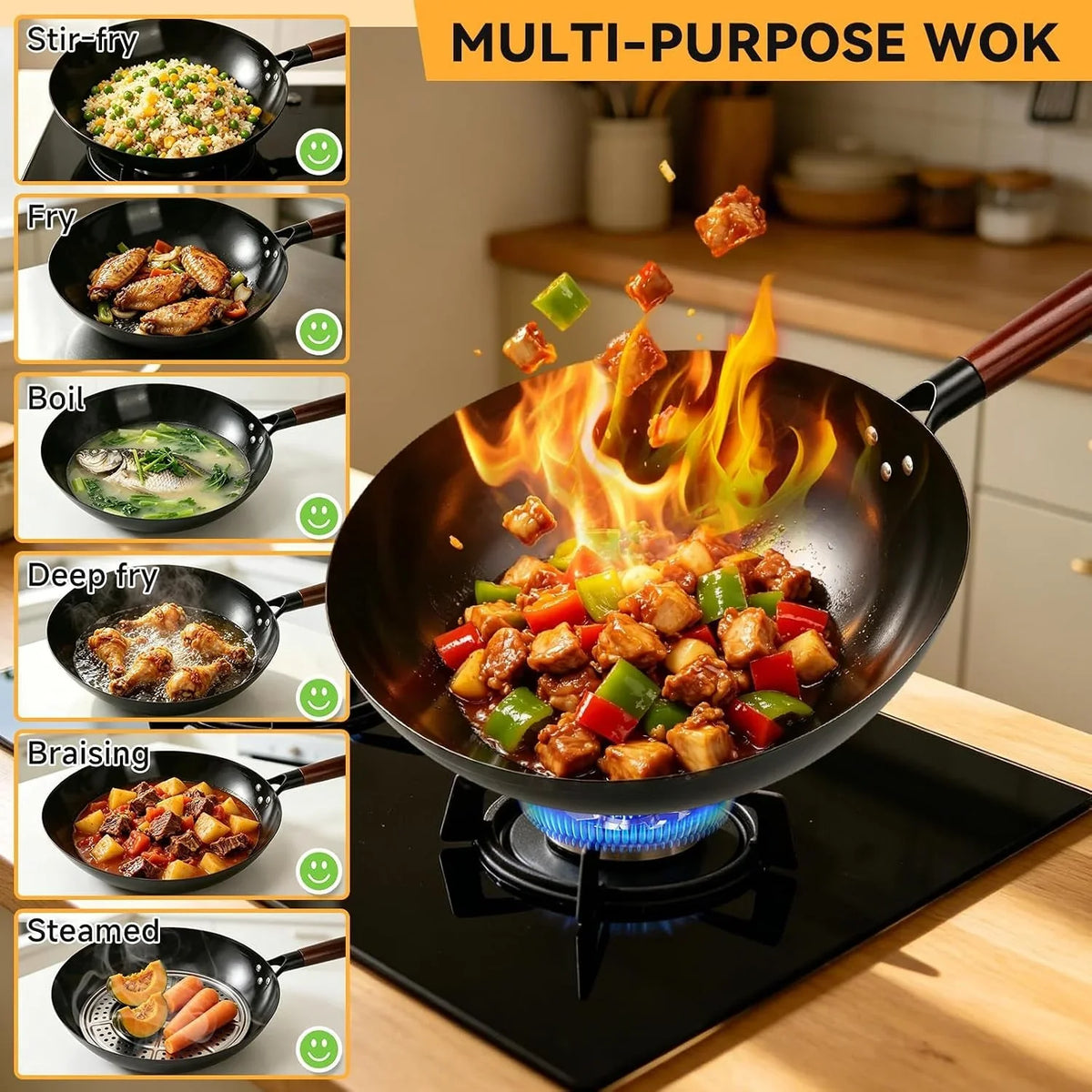 12-carbon-steel-wok-pan-with-lid-woks-stir-fry-pans-nonstick-pre-seasoned-flat-bottom-wok-for-induction-cooktop-gas-electric-stove-halogen-bbq-camping-open-fire