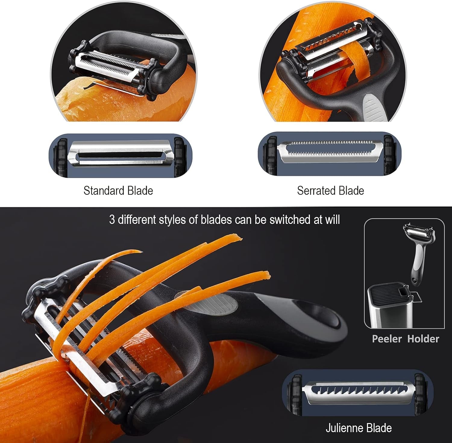 knife-set-10-piece-stainless-steel-kitchen-knife-set-with-block-black-compact-small-countertop-holder-pro-sharpened-stainless-steel-chef-knives-space-saving-knife-set-for-rv-apartment