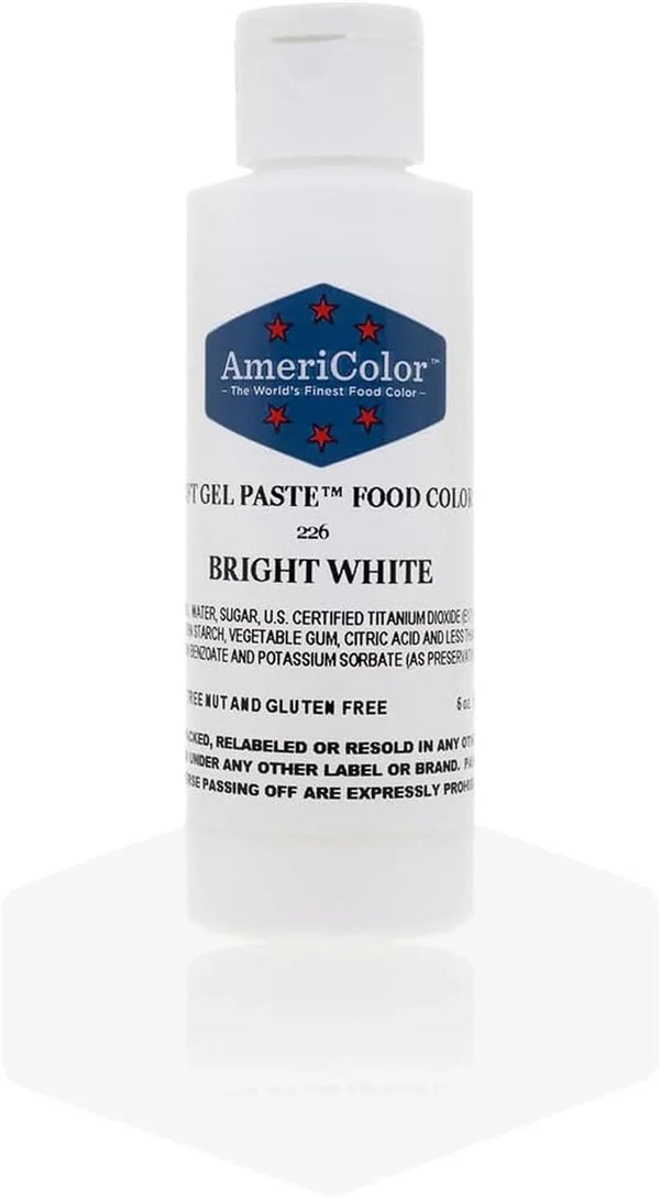 Soft Gel Paste Food Color, 6-Ounce, Bright White1