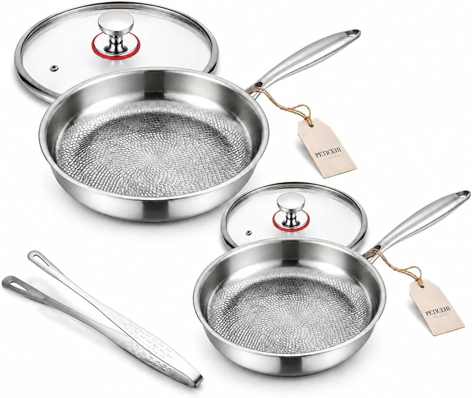 8in-13in-titanium-pro-pans-for-cooking-titanium-frying-pan-with-lid-uncoated-hammered-cookware-pfas-free-no-coating-oven-induction-safe-scratch-resistant-even-heating-dishwasher-safe
