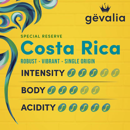 Kaffe Special Reserve Costa Rica Medium Roast K-Cup Coffee Pods (10 Pods) | Medium Dark Roast, 100% Arabica, Rainforest Alliance Certified, Keurig Compatible, Fruit & Citrus Undertones7