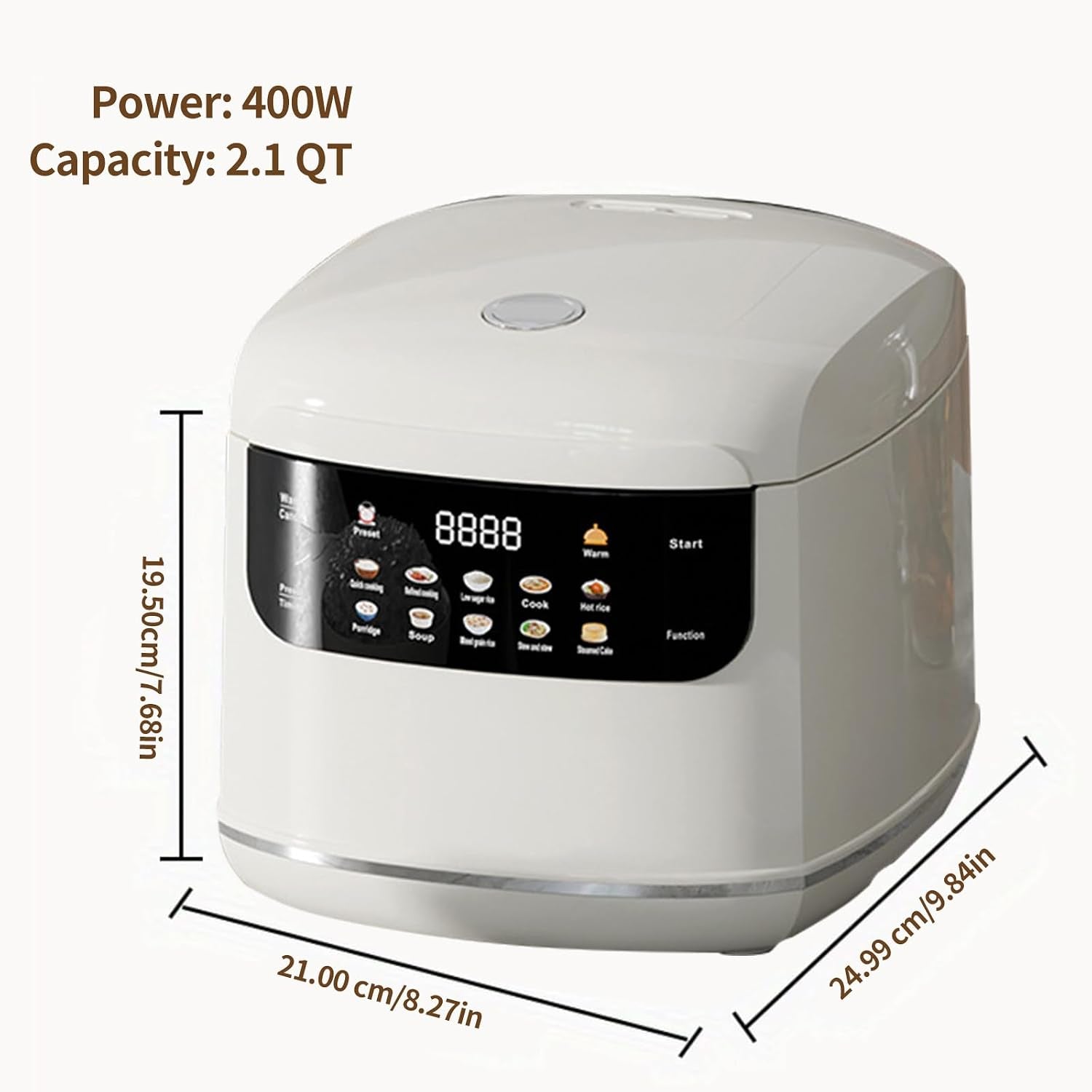 5-cups-electric-mini-rice-cooker-portable-10-in-1-smart-pot-white-2-1l-capacity-24-hour-delay-timer-non-stick-inner-pan-fast-400w-heating-for-dorm-or-travel-soup-preparation