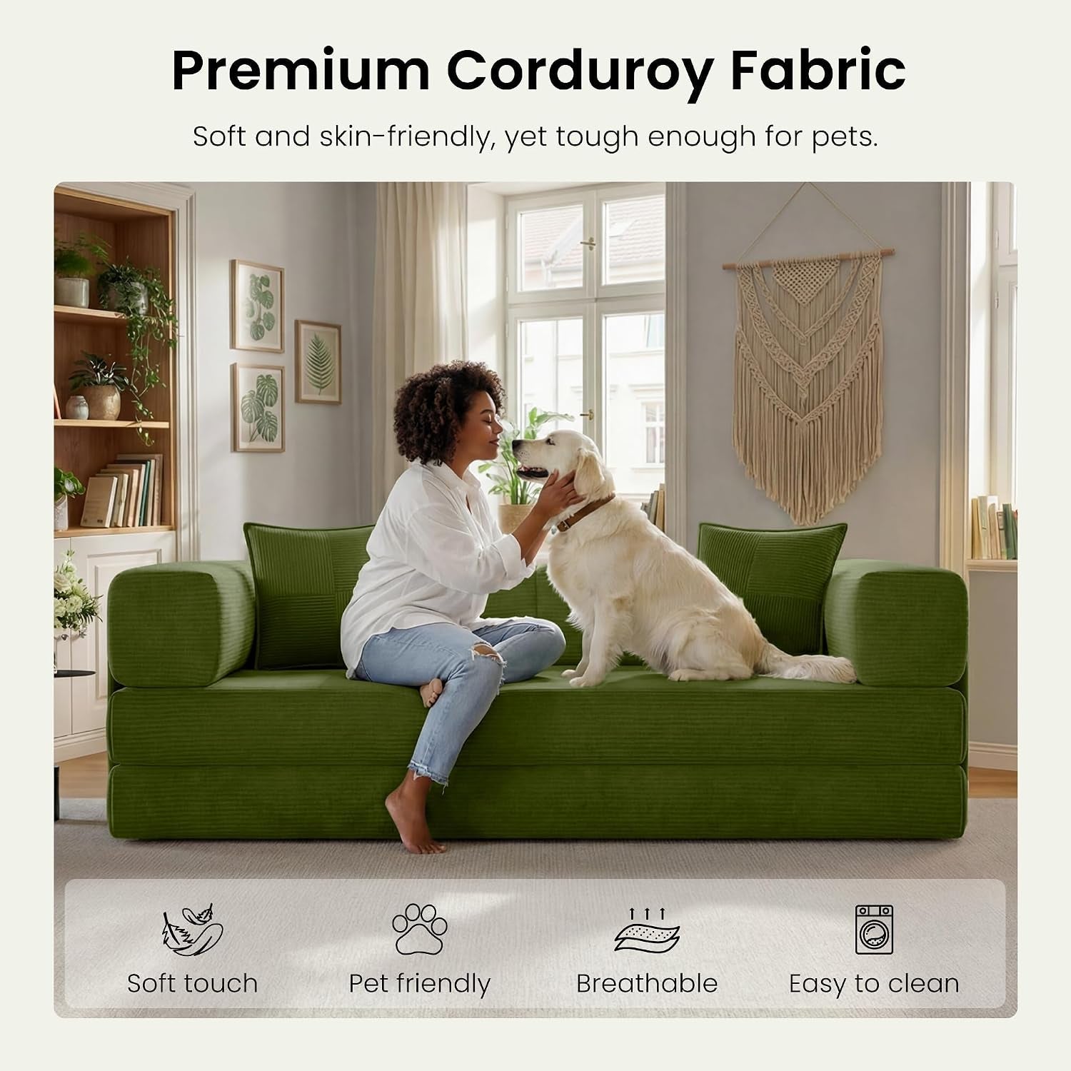 78-8-convertible-futon-sofa-bed-boneless-couch-for-living-room-corduroy-boneless-loveseat-sleeper-sofa-modular-futon-couch-with-storage-pocket-pull-out-couch-no-assembly-green