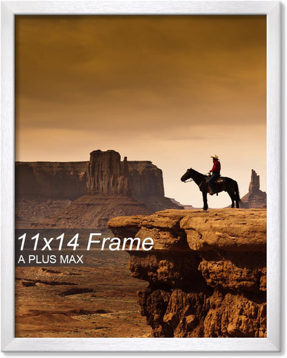11X14 Picture Frame White Light Weight Wall Mount1