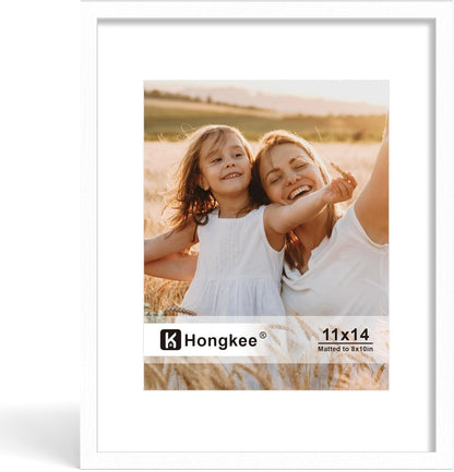 11X14 Picture Frame, Real Glass, 11 X 14 Solid Wood Frame, 1 Pack1