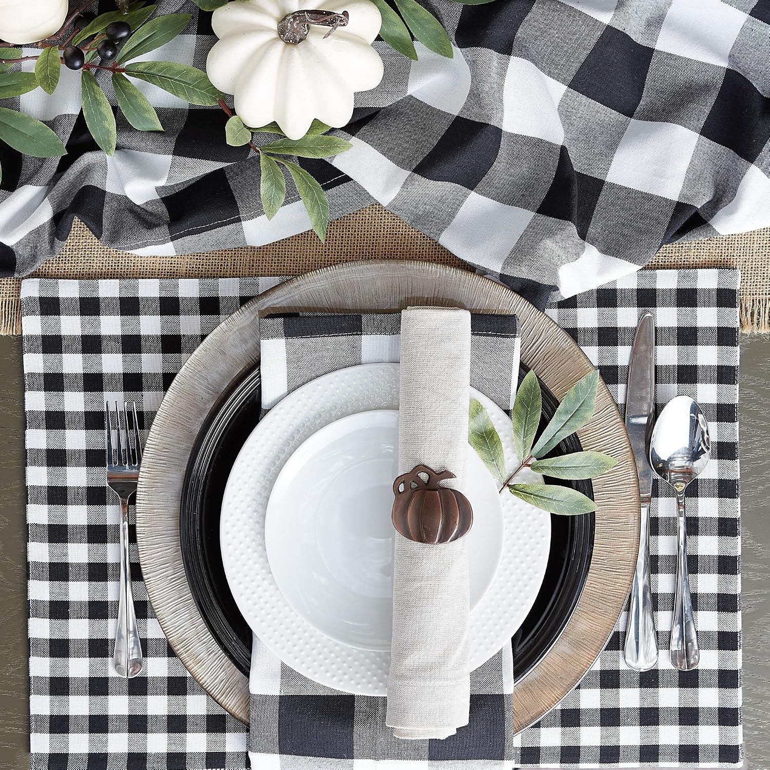 buffalo-check-collection-classic-farmhouse-table-runner-14x108-black-white