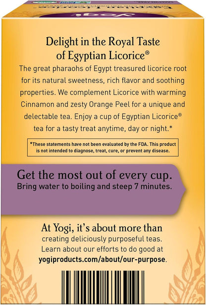 Tea, Egyptian Licorice, 16 Count, Packaging May Vary2
