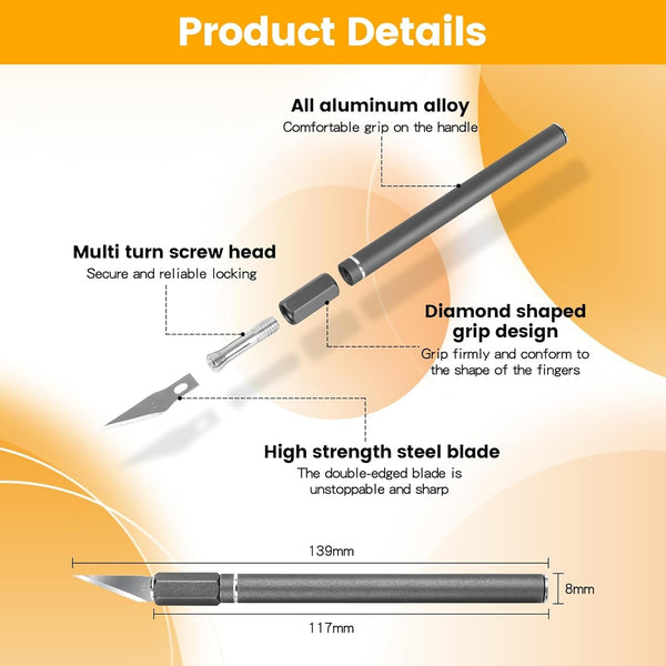 Upgraded Bread Lame with 10 Blades - Professional Sourdough Scoring Tool for Bread Scoring Tool Safety Cover & Ergonomic Handle - Premium Bread Scoring Knife for Artisan Bread Making (1, Gray)3