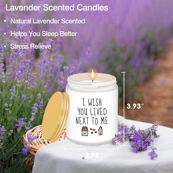 Gifts for Women, Birthday Gifts for Women, Friendship Gift for Woman, Best Friend, Her, BFF, Sister, Bestie, Mom, Coworker, Friend - Funny Lavender Scented Candles2