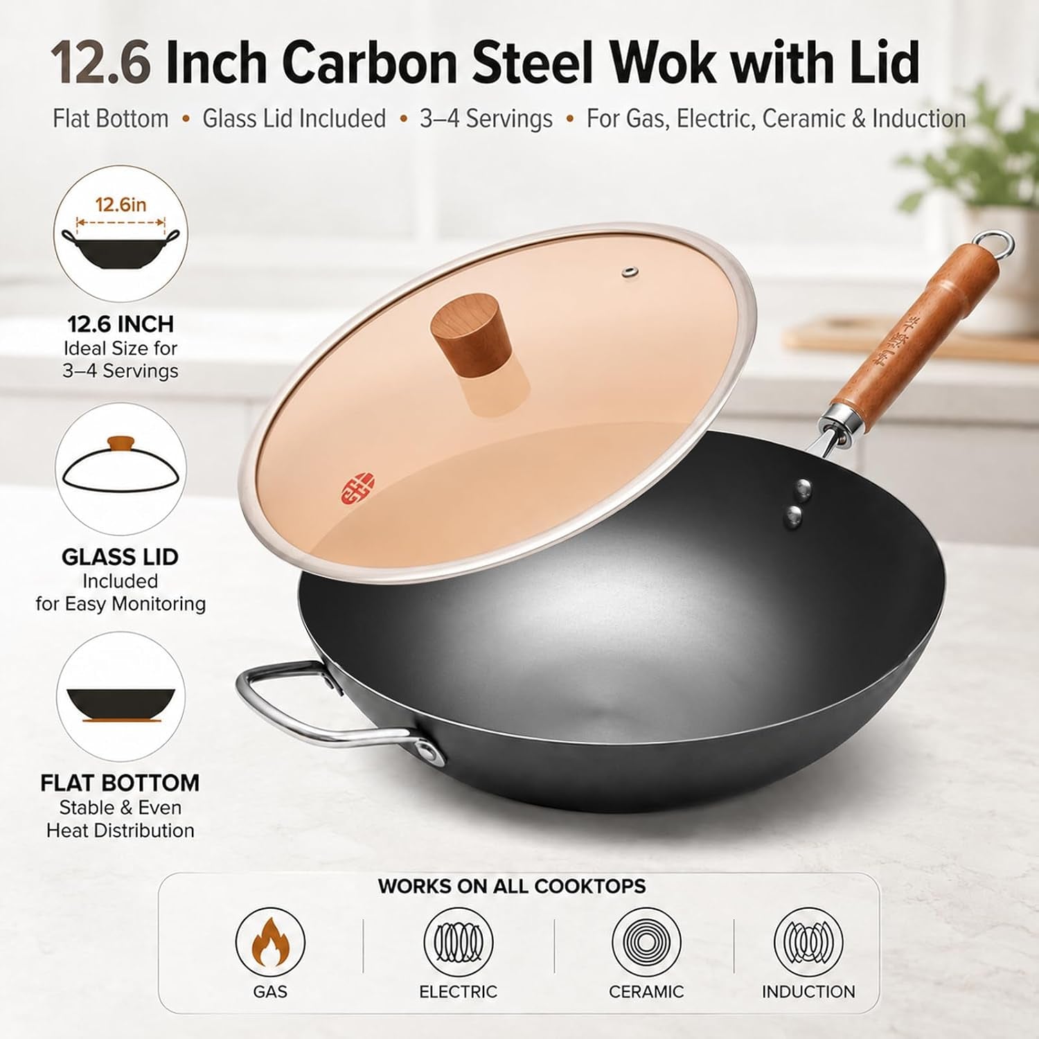 carbon-steel-wok-with-lid-12-6-inch-flat-bottom-wok-pan-uncoated-stir-fry-pan-with-wooden-handle-chinese-wok-for-gas-electric-induction-ceramic-stoves-uncoated-stir-fry-pan-with-wooden-handle-for-gas-electric-induction-ceramic-stoves