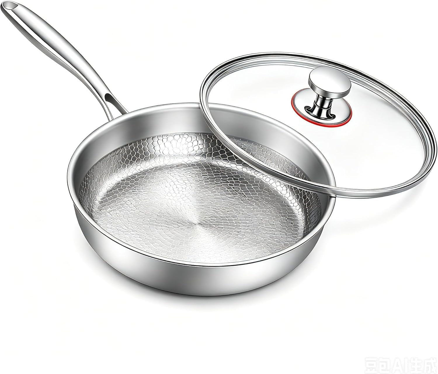 titanium-pan-for-cooking-11in-uncoated-hammered-titanium-pro-frying-pan-with-lid-chef-grade-design-pfas-pfoa-ptfe-free-induction-oven-safe