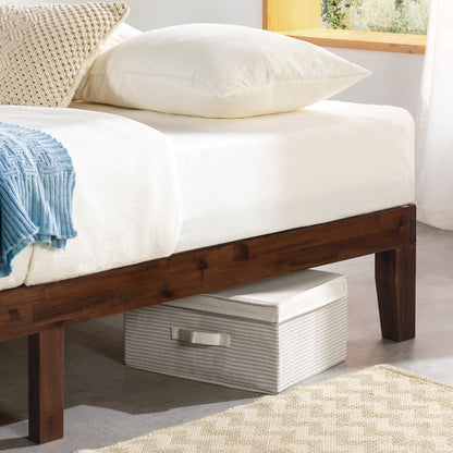 Naturalista Classic - 12 Inch Solid Wood Platform Bed with Wooden Slats, No Box Spring Needed, Easy Assembly, Queen, Espresso6