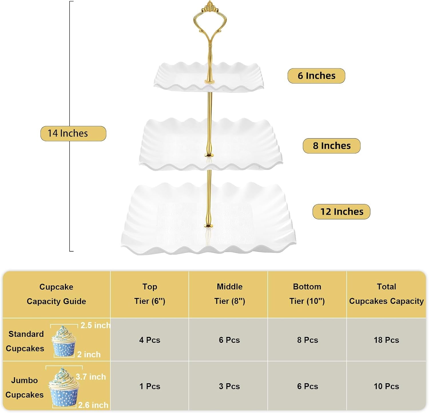 plastic-dessert-cupcake-stand-3-tier-cupcake-tower-holder-white-thicker-food-graded-plastic-tiered-serving-tray-with-metal-rod-suitable-for-tea-party-birthday-wedding-baby-shower
