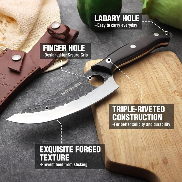 Mossy Oak Chef Knife, Kitchen Knife for Slicing, Cutting, and Boning6