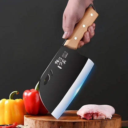 Meat Cleaver, Stainless Steel Kitchen Knife, Household Meat and Vegetable Cutting Knife, Kitchen Slicing Knives Chef Specific3