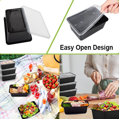 50-Pack Meal Prep Containers, Single Compartment with Lids, 26 OZ.6
