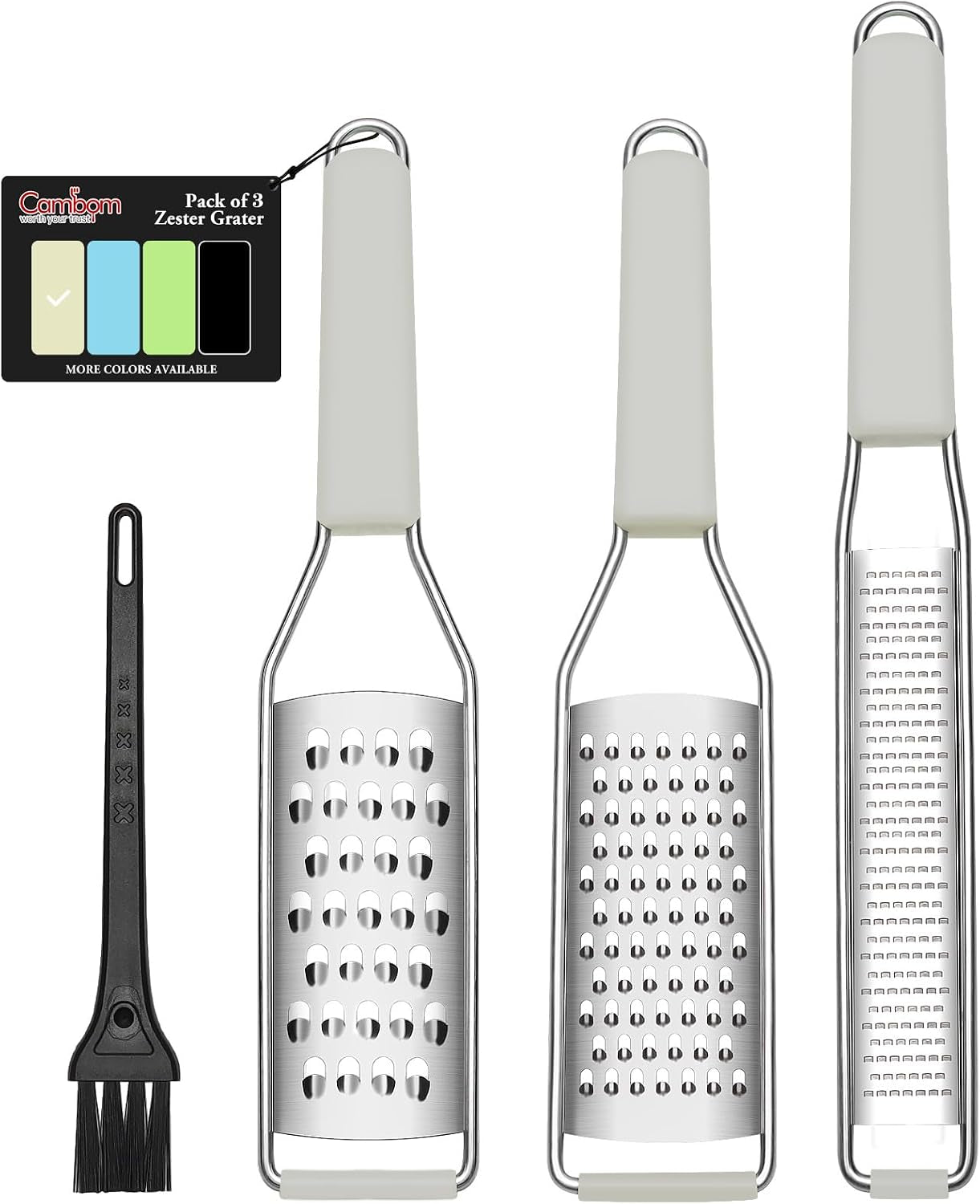 cheese-grater-citrus-zester-lemon-zester-pack-of-3-304-stainless-steel-a-sharp-tool-for-parmesan-cheese-ginger-garlic-nutmeg-chocolate-vegetables-fruits-dishwasher-safe-clear