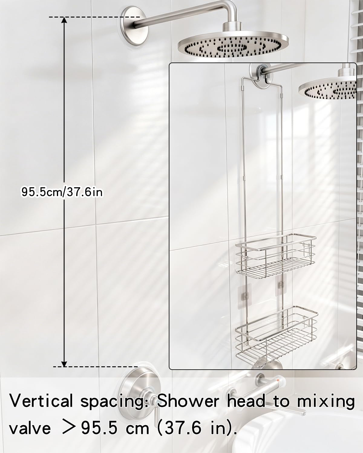 over-the-shower-head-caddy-2-tier-stainless-steel-hanging-organizer-with-hooks-37-6in