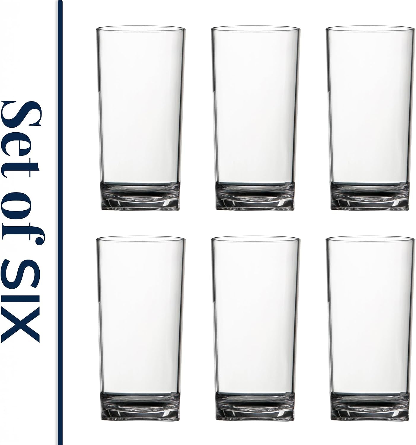 classic-clear-plastic-reusable-drinking-glasses-set-of-6-16oz-water-cups-bpa-free-tumblers-made-in-usa-top-rack-dishwasher-safe