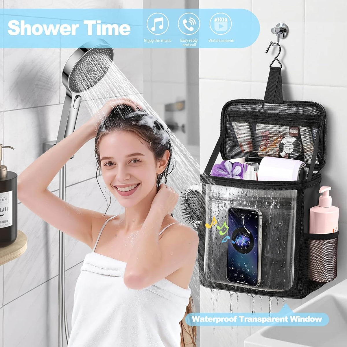 hanging-shower-caddy-portable-travel-toiletry-bag-for-men-women-large-capacity-with-hook-dorm-room-essentials-with-waterproof-phone-compartment-for-bathroom-picnic-gym-travelblack
