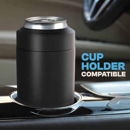 Universal Can Cooler - Fits Slim Cans, 12 & 16Oz (Matteblack)8