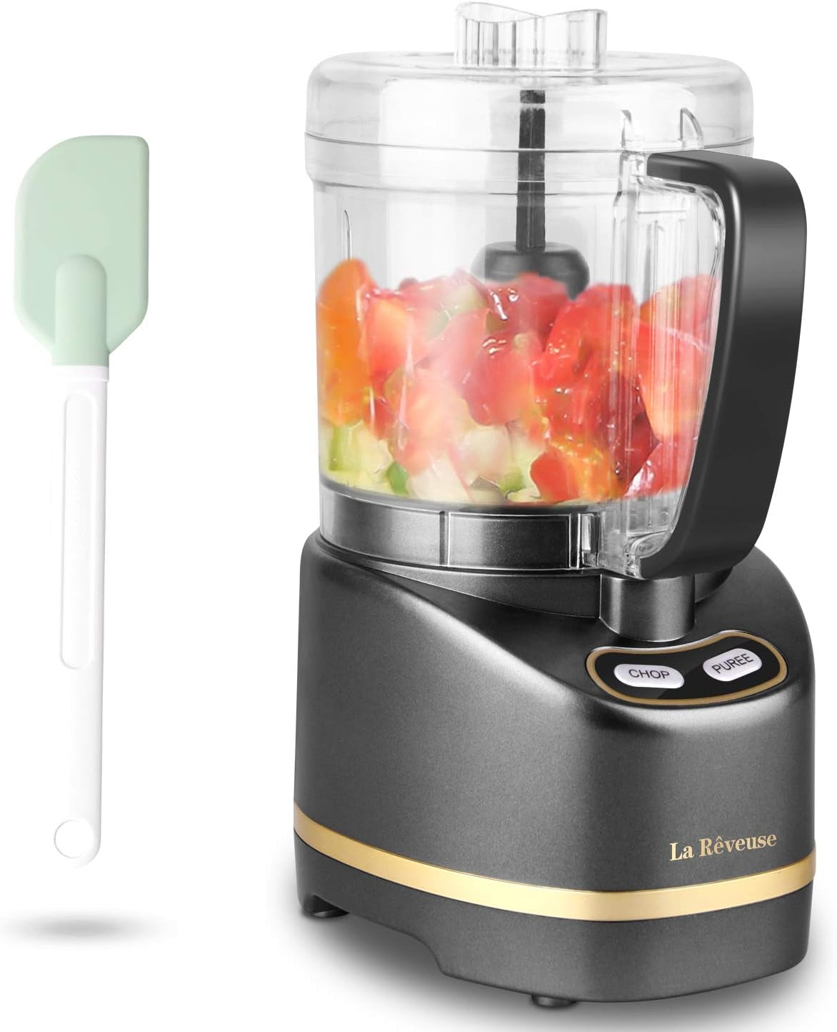 2-cup-mini-food-processor-electric-chopper-small-metallic-grey-for-mincing-chopping-grinding-blending-puree-2-pulse-speeds-dishwasher-safe-1-spatula-included-200-watts-larb1814b