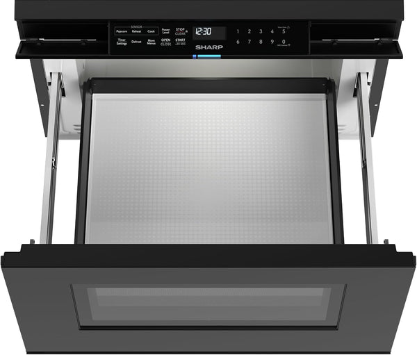 SMD2479MB Smart Microwave Drawer Oven with Easy Wave Open, 24-Inch, 1.2 Cubic Feet, 950 Watt, Concealed Glass Touch Control Panel, Compatible with Alexa Certified, Black18