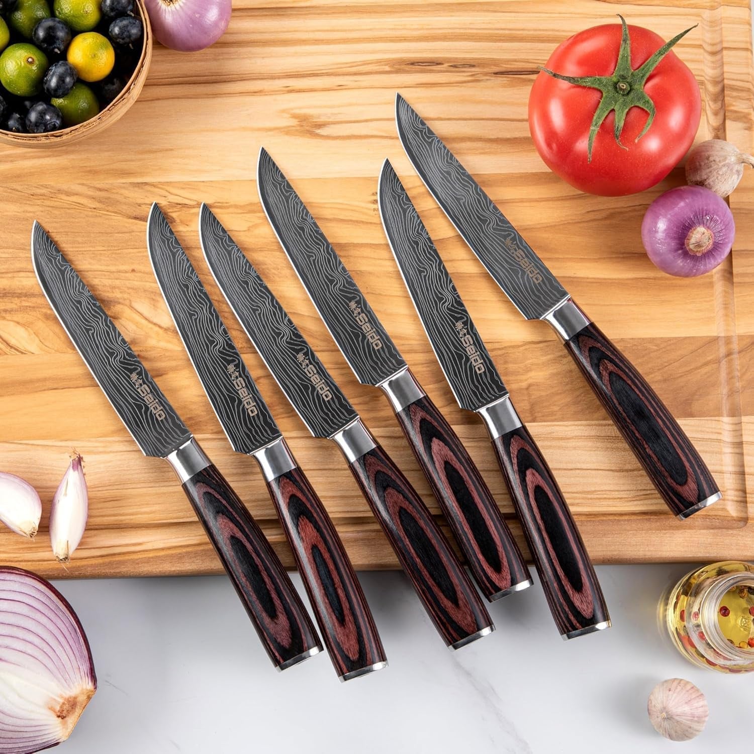seido-master-17-piece-damascus-knife-block-set-acacia-wood-block