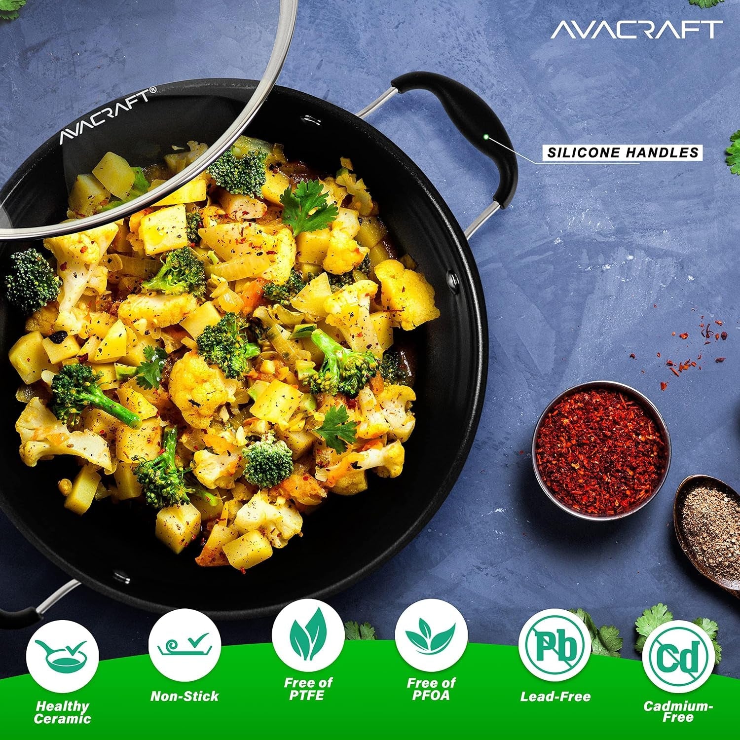 nonstick-everyday-pan-9-inch-ceramic-coating-stainless-steel-induction-compatible-dishwasher-safe-pfas-free-ceramic-coating-stainless-steel-body-deep-multipurpose-design-induction-compatible-dishwasher-safe