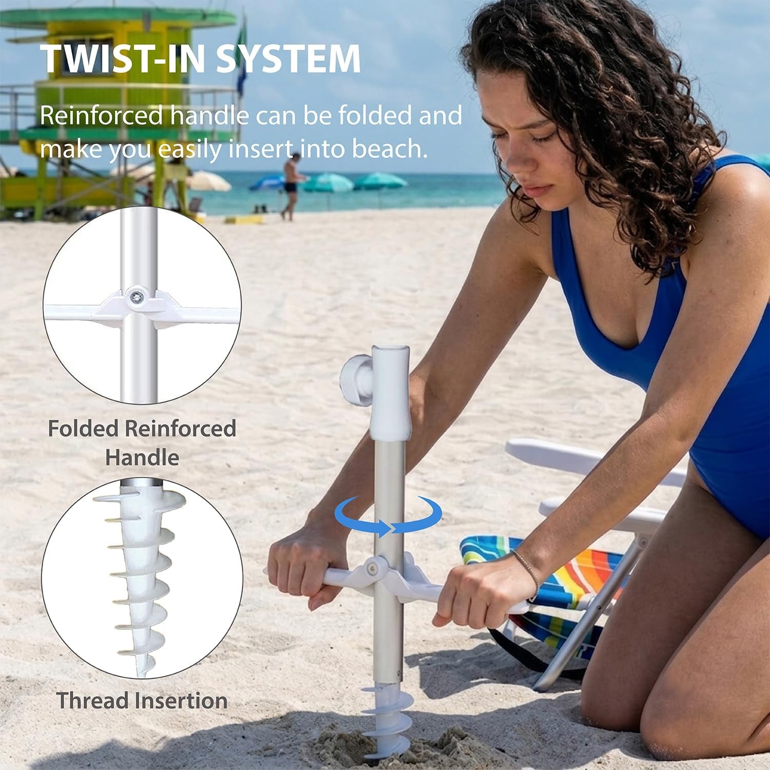 6-5ft-twice-folded-portable-beach-umbrella-with-sand-anchor-windproof-push-button-tilt-and-air-vent-upf-50-protection-fits-in-a-large-suitcase-for-patio-garden-beach-pool-backyard-blue