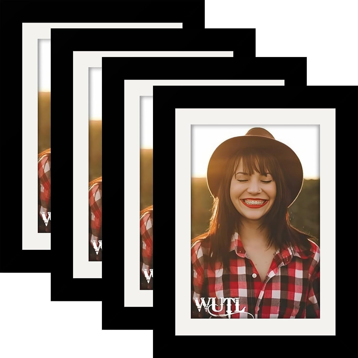 5x7-black-picture-frames-natural-solid-wood-environmental-paint-photo-frame-for-table-or-wall-decorate-4-pack