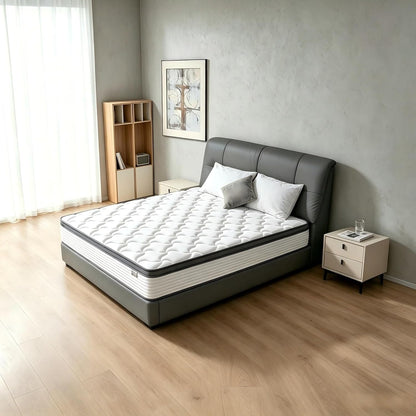 Queen Mattress, 12 Inch Queen Size Mattress in a Box, Individually Wrapped Pocket Spring Mattress, Pressure Relief, Medium Firm Support, Breathable and Low Motion Transfer8