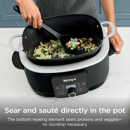Ninja® Possiblecooker™ plus 12-In-1, 8.5-Qt, Black, MC1010 | 12-In-1 Replaces 12 Appliances, Sous Vide & Proof, Glass Lid, Nonstick Oven-Safe Pot to 500°F, Cooker-To-Oven-To-Table.5